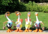 树脂工艺品家居户外花园园林装饰品动物雕塑摆件卡通鸭子