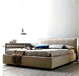 美式简约现代时尚北欧风格欧式布艺床双人床1.8米1.5