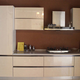 重庆家具厂定制厨柜现代简约板式整体厨房橱柜定做设计大理石台面