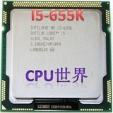 Intel 酷睿i5 655K CPU i5  660 cpu 1156 双核3.2G 四线程