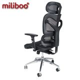 miliboo E6标准版家用全网布人体工程学电脑椅子护腰旋转椅子