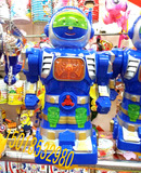 中秋节礼物儿童玩具灯笼太空人发光自由滑动说话机器人战士中秋
