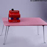 新款粉色电脑桌床上用宿舍电脑桌可折叠懒人桌床上书桌加高小桌