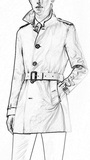 英国代购 博柏利 burberry 男装 中长款棉质TRENCH风衣 37899611