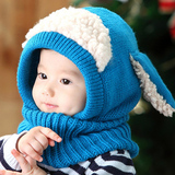 韩版儿童帽子婴儿帽子宝宝帽子1-2-3-4岁护耳帽秋冬季 0650