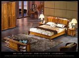乌金木实木床1.8米成人中式单人双人床气压高箱体储物1.5家具婚床