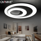 创意环形led调光客厅吸顶灯 现代简约卧室灯韩式圆形装饰餐厅灯具