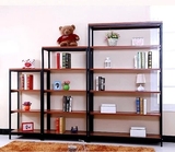 新款钢木书架组合书架储物架置物架货架展示架隔断架陈列架书柜架