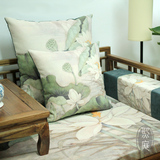 中式三人木沙发垫 家居布艺装饰坐垫扶手枕靠垫成套罗汉床垫订做