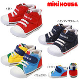 日本正品代购 mikihouse人气板鞋 二段学步鞋 童鞋  日本制