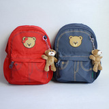 外贸儿童书包韩国小熊幼儿园书包男女童双肩包宝宝3-6岁背包包邮