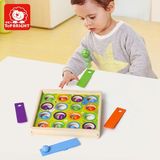 小老鼠跳跳板跳跳球 亲子互动桌面游戏 儿童益智木制玩具2-6岁礼