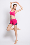 正品阿迪达斯2016春夏新款女子瑜伽服背心短裤运动套装健身跑步服