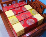 罗汉床古典扶手方枕圆枕抱枕腰枕长方形靠枕含芯中式红木沙发坐垫