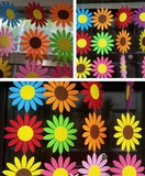 幼儿园墙壁教室DIY装饰品无纺布挂饰 小花向日葵太阳花主题装饰