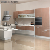 皇家系列上海司米橱柜订制3米石英石厨柜现代风格厨房整体橱柜