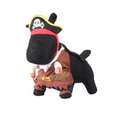 泰迪宠物衣服搞笑狗狗衣服海盗变身装带帽子中大型犬金毛萨摩耶冬