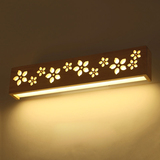 创意简约床头灯北欧阳台走廊墙壁灯温馨实木卧室灯日式榻榻米壁灯