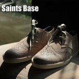 Saints Base布洛克雕花沙漠靴男鞋潮流英伦沙漠鞋休闲透气牛津鞋