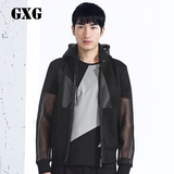 【专柜同步】GXG男装2015夏季时尚黑色帅气休闲夹克外套#52221800