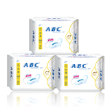 【天猫超市】ABC卫生巾 纤薄纯棉柔日用8片装 KMS健康清凉K11*3包