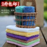 2件包邮正品保证台湾CHLIYA超强吸水柔软厚毛巾儿童小方巾美容巾