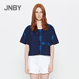 JNBY/江南布衣商场同款春季新品复古时尚女士短款衬衣5G213201