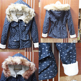韩版冬装新款学院风小翻领羊羔毛工装保暖棉衣女短款加厚学生外套