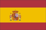 120573 西班牙 Spain 国旗防水不干胶 模型贴纸