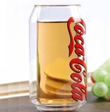创意玻璃杯 高硼硅玻璃杯 透明可口可乐杯 耐高温真空杯可乐杯