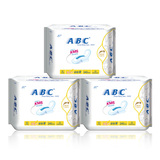 【天猫超市】ABC卫生巾 超薄0.1cm纯棉柔日用8片装 健康清凉K13*3