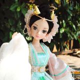 芭比洋娃娃中国可儿娃娃9059龙女可儿古装衣服仙子关节体女孩玩具