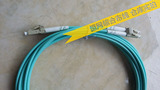 LC-LC万兆光纤跳线 LC-LC多模3米OM3光纤跳线 浅蓝色 万兆光纤