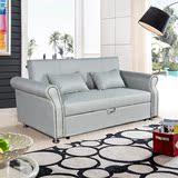 木维斯 欧式双人沙发床1.5小户型客厅多功能布艺抽拉沙发床1.8米
