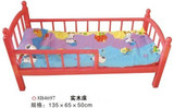 可定制全实木松木床儿童床婴儿床幼儿园专用床宝宝午睡床寓成直销