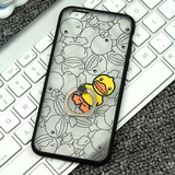 iphone6s小黄鸭手机壳苹果6plus外壳保护套磨砂壳6软壳情侣支架壳