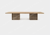 北欧实木家具设计师实木餐桌原木办公桌洽谈桌会议桌书画桌工作台