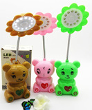 厂家直销小熊LED充电台灯学习护眼台灯创意卡通充电式小台灯