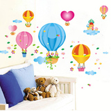 卡通墙贴气球 游泳馆幼儿园双面彩色玻璃墙贴 儿童房宝宝卧室墙贴
