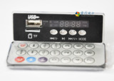 5V12V蓝灯MP3解码板/时间显示/收音机/MP3车载解码器/插卡音箱板