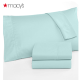Macy's美式纯色纯棉床单单件Martha Stewart Collection166001441
