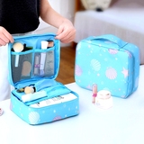 韩国旅行大容量化妆包可爱化妆品收纳包小号便携手提大号化妆袋盒