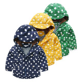 2015冬装韩版新款波点男童宝宝儿童加绒加厚棉服棉衣外套wt-3320