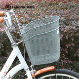 联德乐自行车篮子前篮车筐车篮子车筐折叠车单车配件菜篮折叠篮子