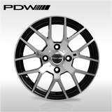 PDW轮毂适用于 轩逸凯越轮毂 15寸铝合金改装轮毂 特价包邮57005