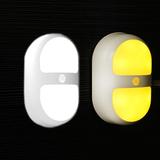 16新款节能创意电池 LED小夜灯 光控人体感应灯 衣柜橱柜灯卧室