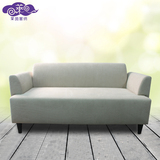 莱茵塞纳 简约现代美式小户型双人沙发椅设计师休闲布艺沙发