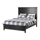 海之蓝宜家代购 恩瑞代 床架, 黑色  双人床 卧室家具床