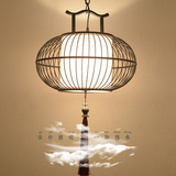 现代新中式吊灯复古铁艺客厅吊灯仿古个性灯具阳台茶楼餐厅灯饰