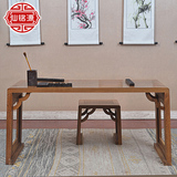 红木家具 中式仿古实木琴台鸡翅木古琴古筝琴桌书桌桌凳两件套